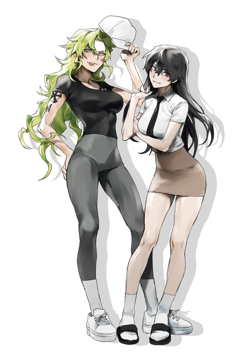 bambietta basterbine and candice catnipp (bleach and 1 more) drawn by losloslaus