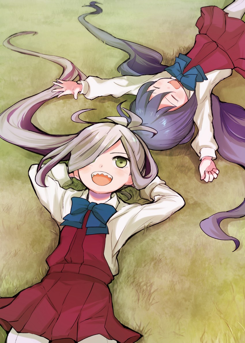 kiyoshimo and asashimo (kantai collection) drawn by akoya_(anoko_konoko)