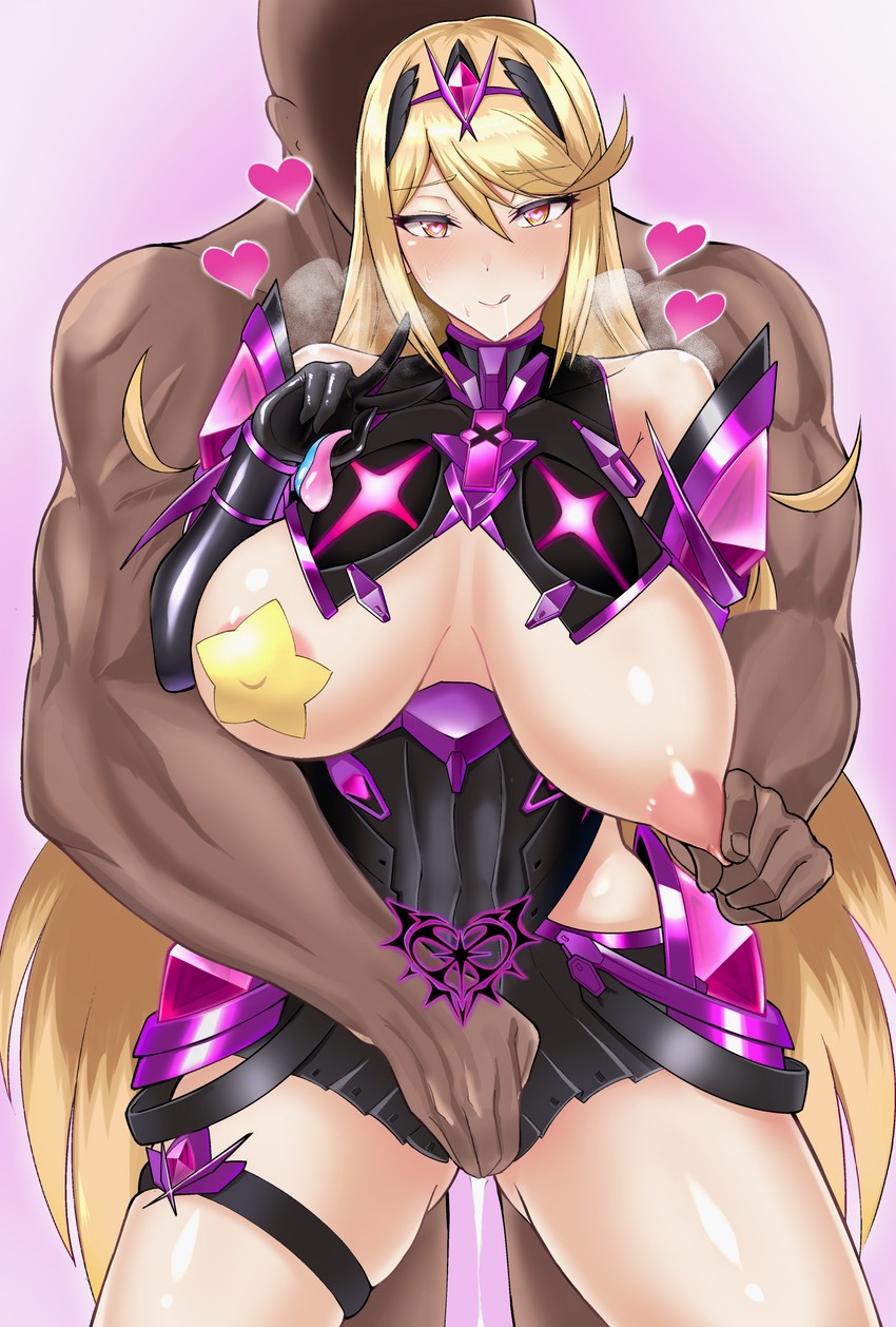 mythra (xenoblade chronicles and 1 more) drawn by gatyo_5