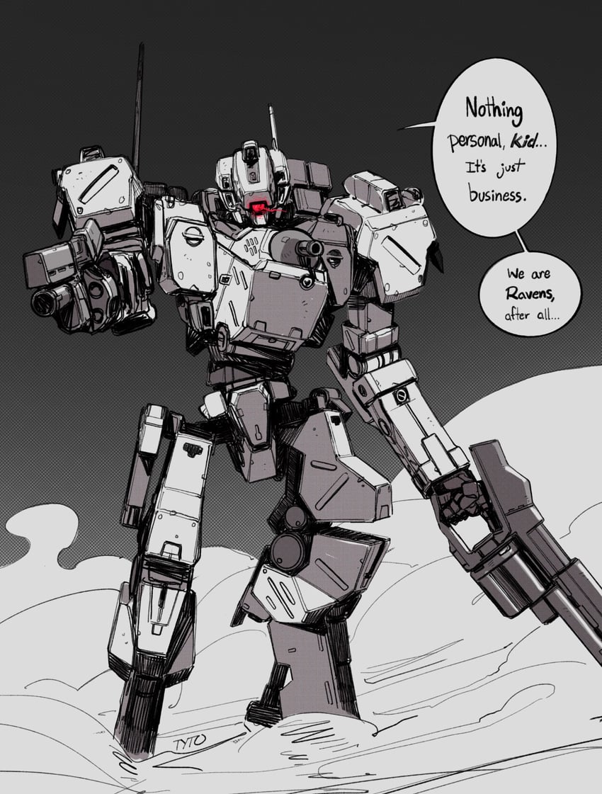 armored core drawn by tyto_alba