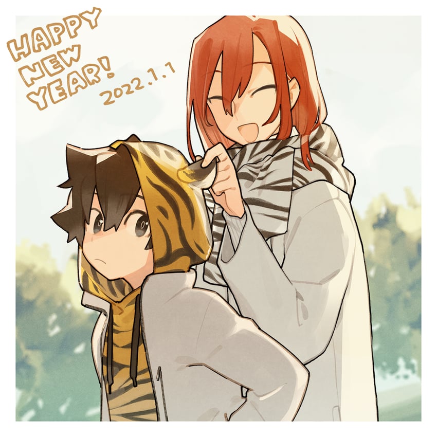 himesaki kasane and wataya kon (kamisama ga machigaeru) drawn by nakatani_nio