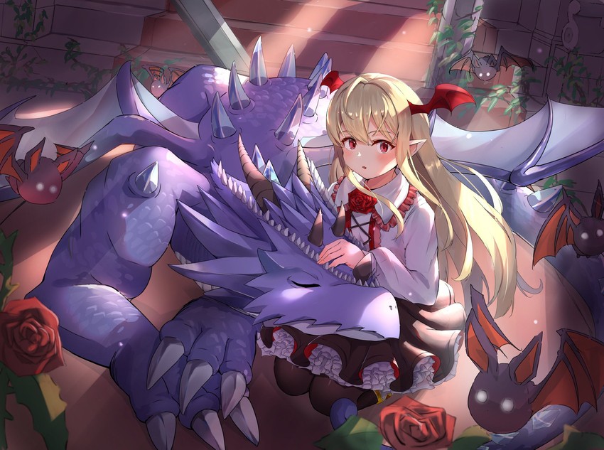 vampy (granblue fantasy and 1 more) drawn by nose_(oekaki1825)