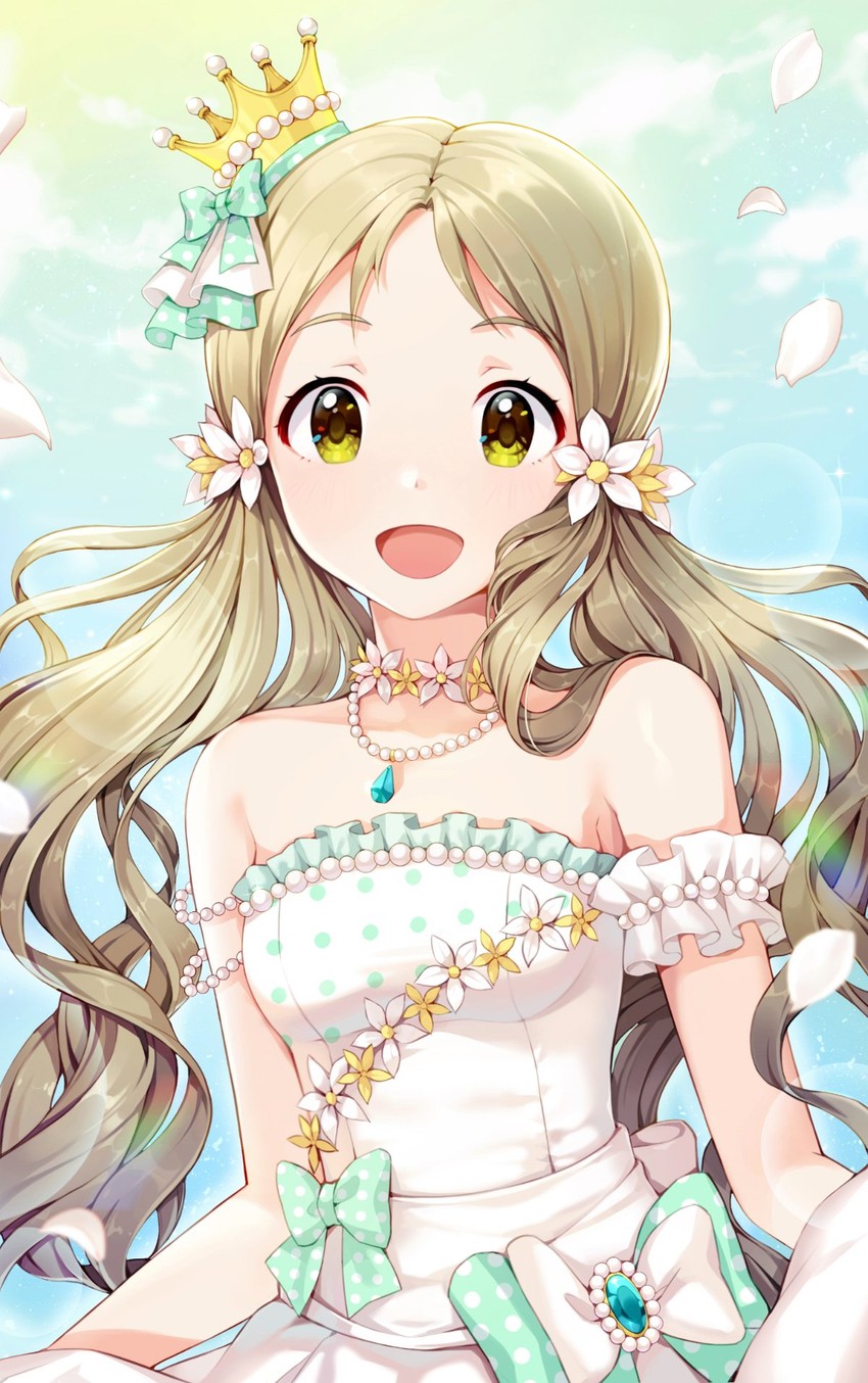 handa roco (idolmaster and 2 more) drawn by pinkiepies2