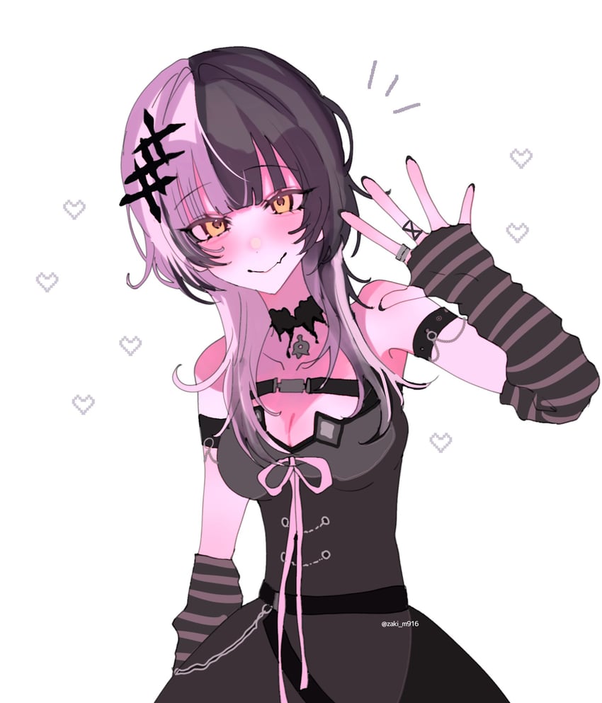 shiori novella (hololive and 1 more) drawn by zaki_m916