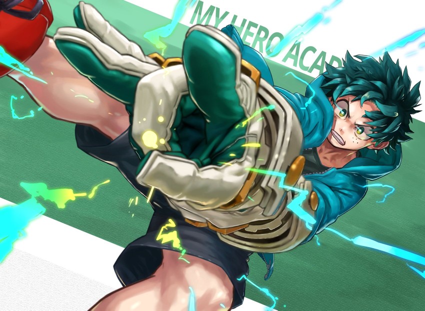 midoriya izuku (boku no hero academia) drawn by yomoyama_yotabanashi