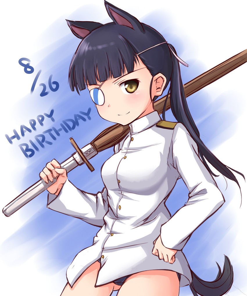 sakamoto mio (world witches series and 1 more) drawn by a9b_(louis814)