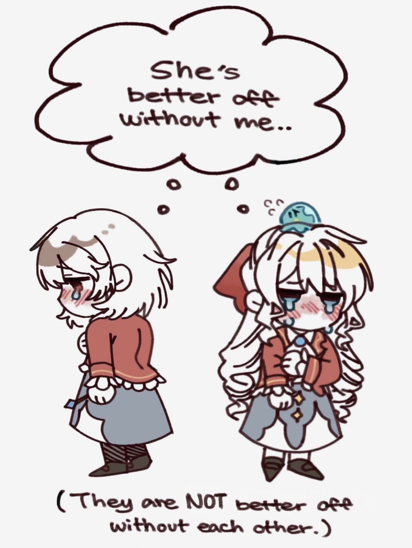 claire francois, rae taylor, and ralaire (watashi no oshi wa akuyaku reijou) drawn by t4yl0r712