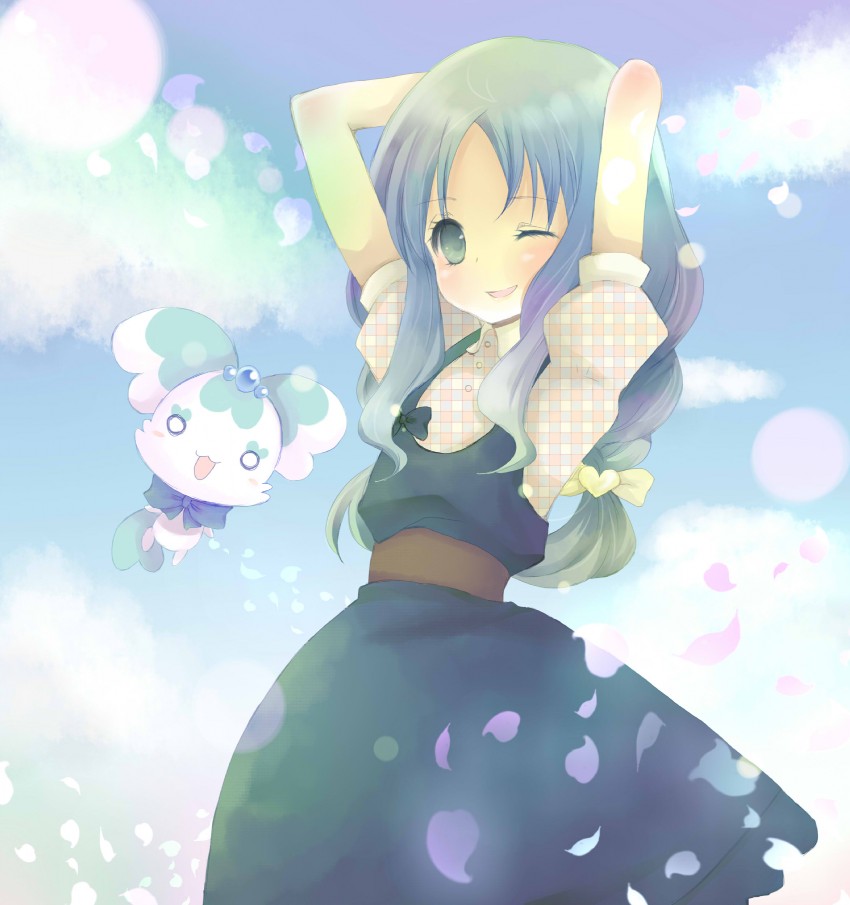 kurumi erika and coffret (precure and 1 more) drawn by witch1130