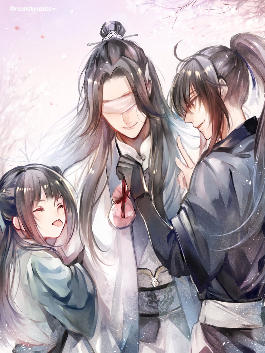 xue yang, xiao xingchen, and a-qing (modao zushi) drawn by rakkyhappy