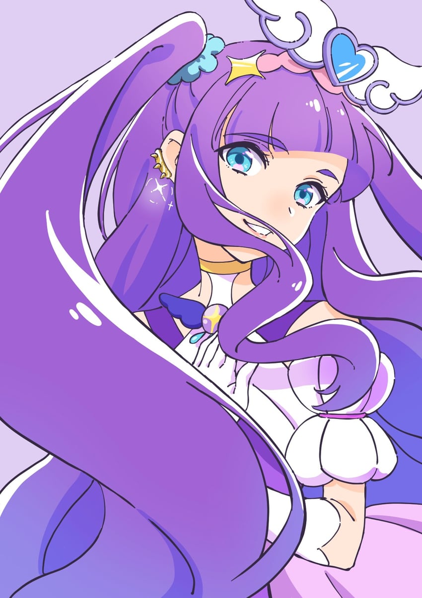 ellee-chan and cure majesty (precure and 1 more) drawn by haruru_(dontacocon)