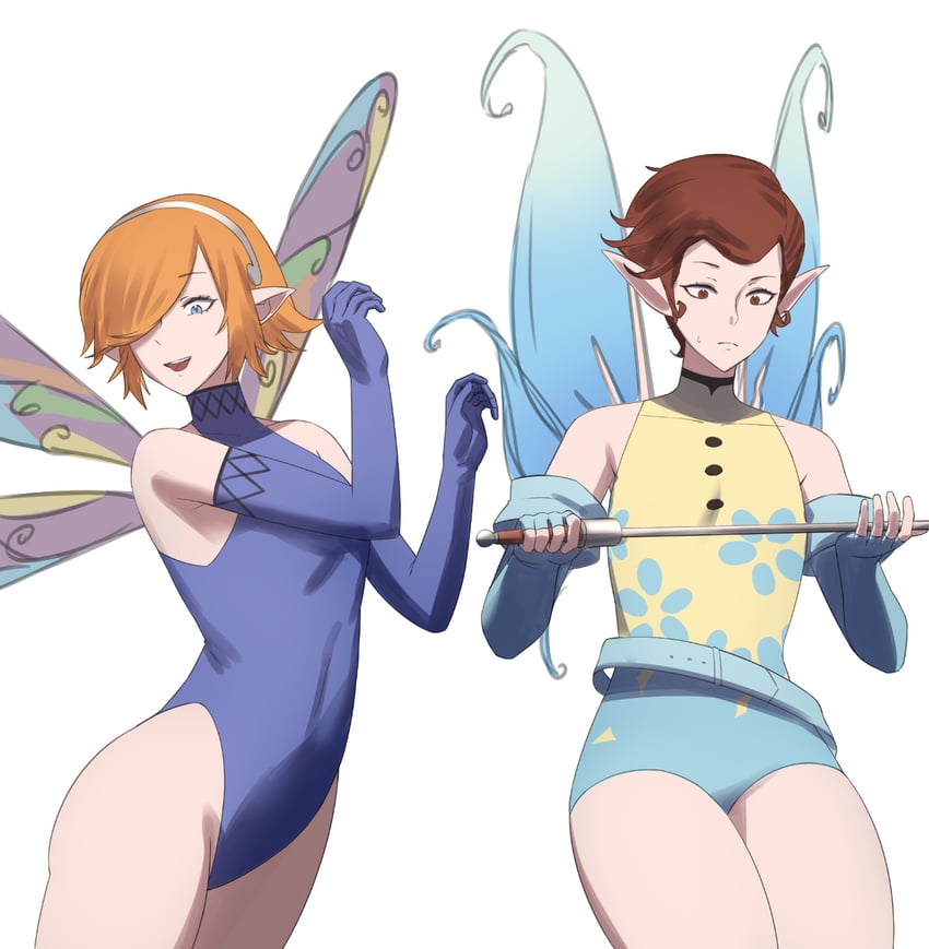 gallica and pixie (shin megami tensei and 2 more) drawn by shou_illust