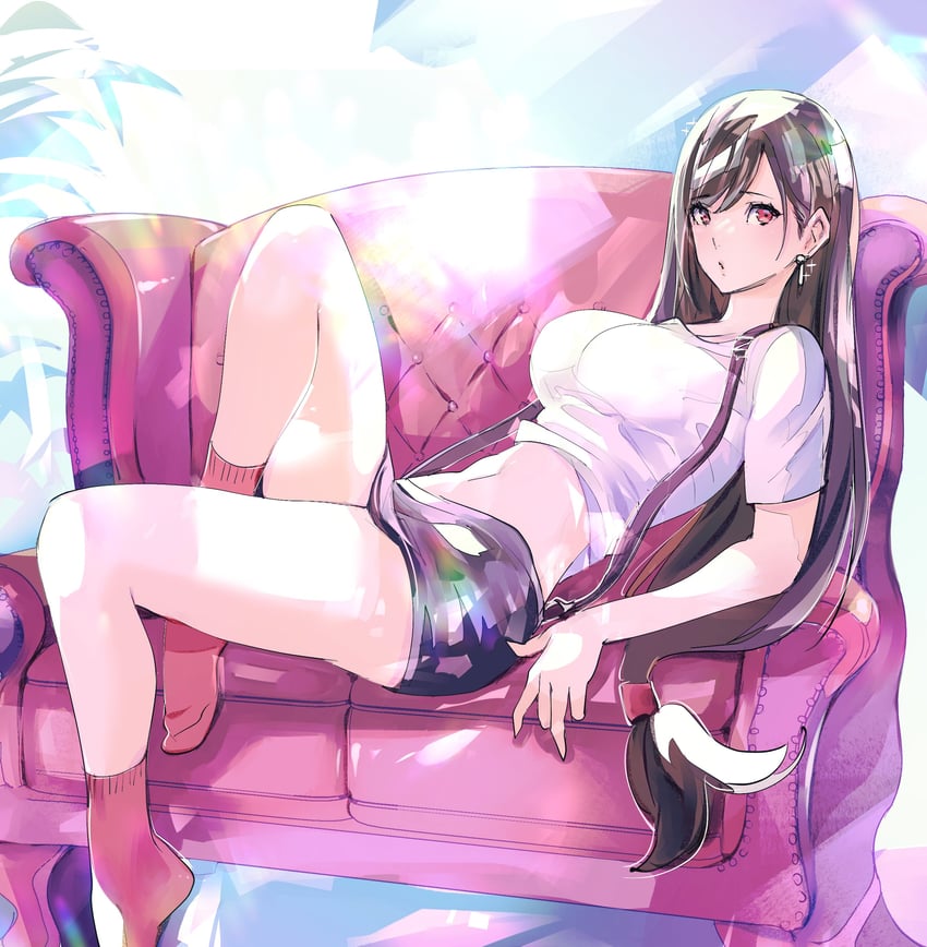 tifa lockhart (final fantasy and 1 more) drawn by shoji_sakura