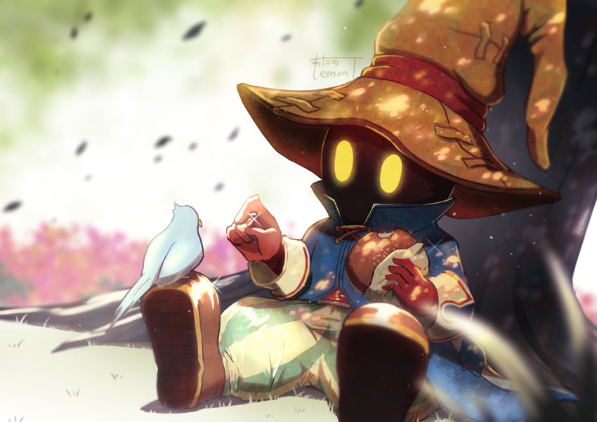 black mage and vivi ornitier (final fantasy and 1 more) drawn by watawata22
