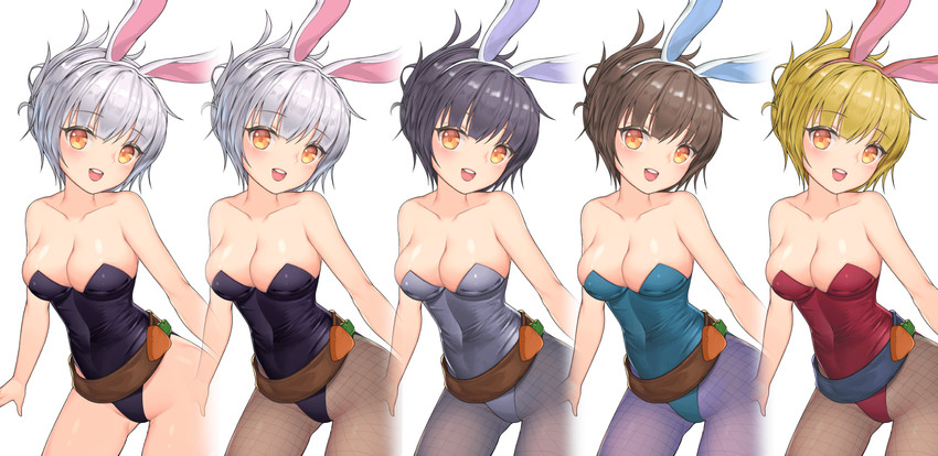 riven and battle bunny riven (league of legends) drawn by dduck_kong