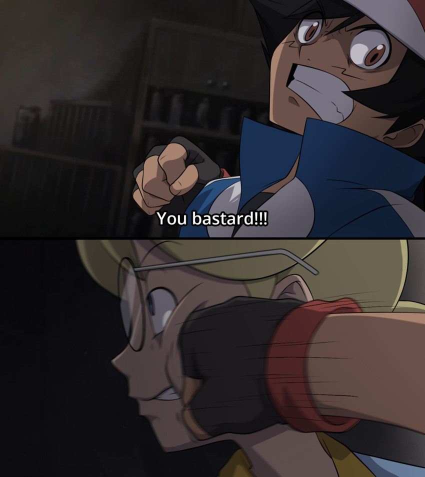 ash ketchum and clemont (pokemon and 1 more) drawn by mgx0
