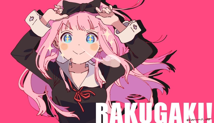 fujiwara chika (kaguya-sama wa kokurasetai ~tensai-tachi no renai zunousen~) drawn by magotsuki_(hurray)
