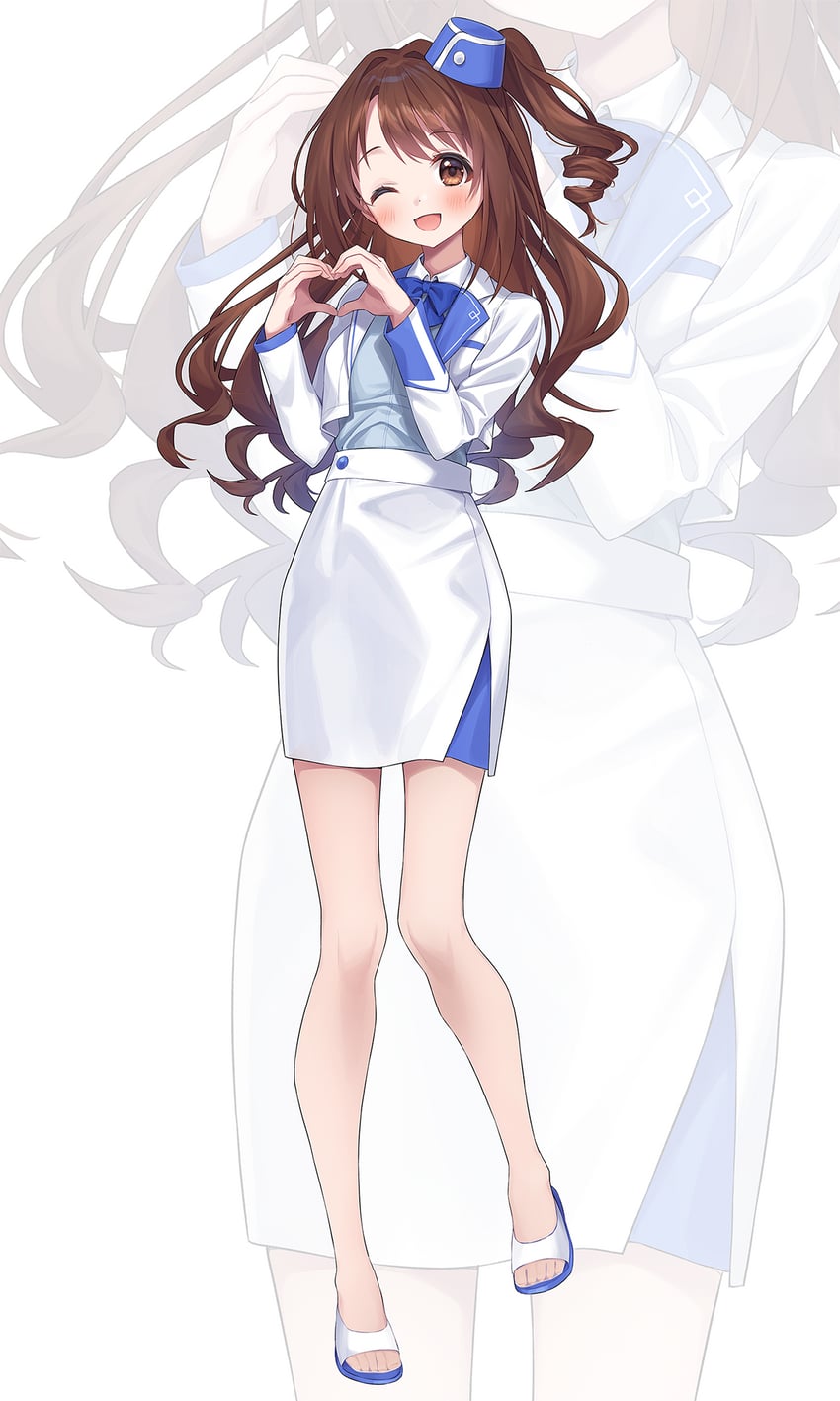 shimamura uzuki (idolmaster and 1 more) drawn by chobi_(penguin_paradise)