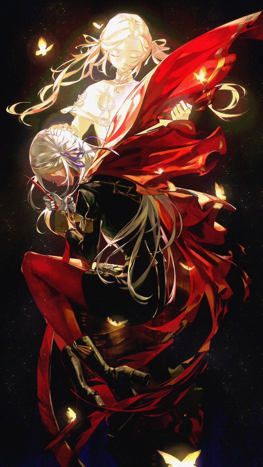 edelgard von hresvelg (fire emblem and 2 more) drawn by lkppp