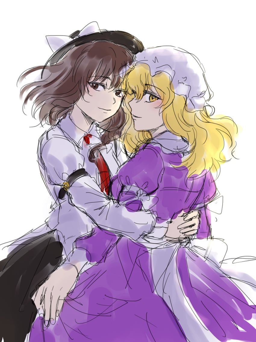 usami renko and maribel hearn (touhou) drawn by kuya_(hey36253625)