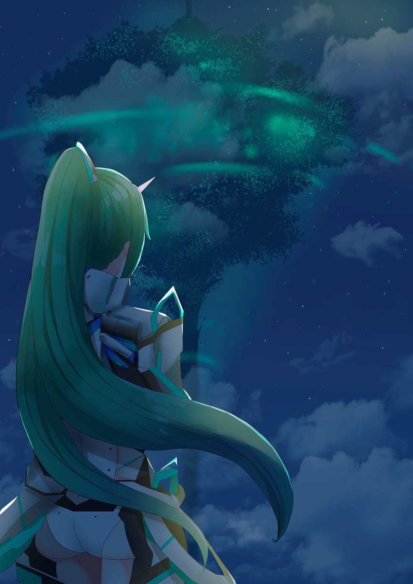 pneuma (xenoblade chronicles and 1 more) drawn by nano_mik