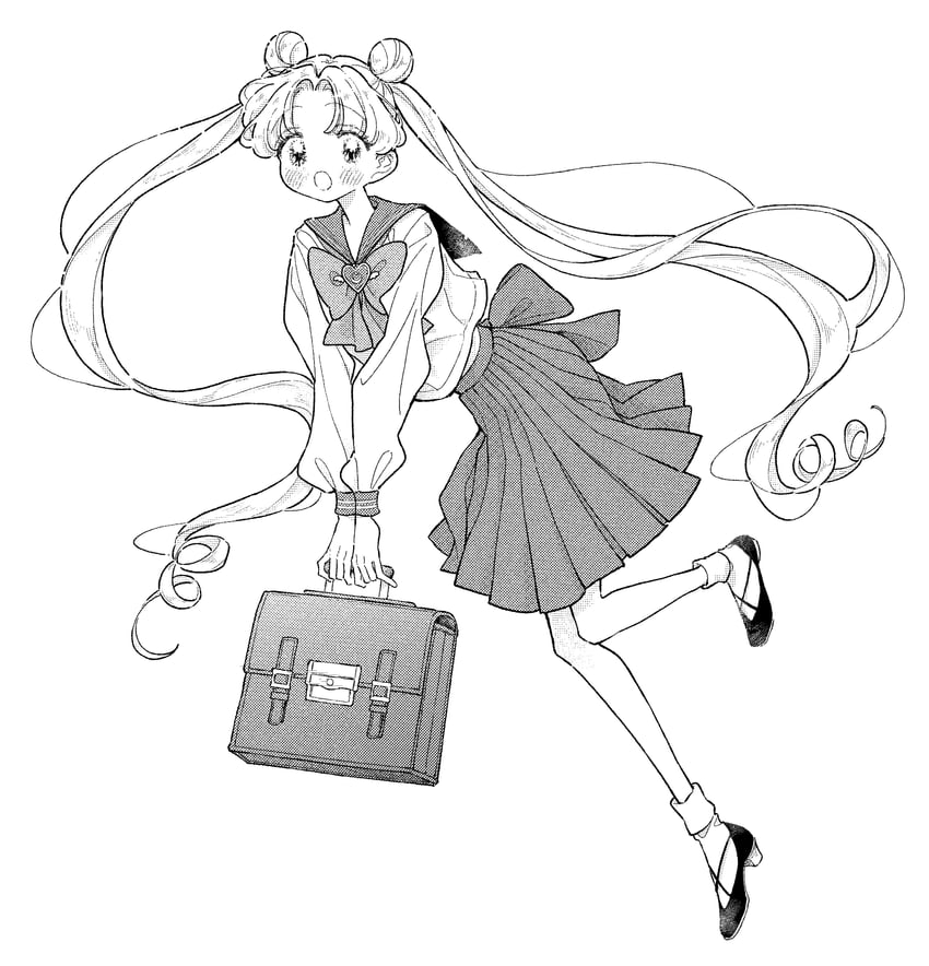 tsukino usagi (bishoujo senshi sailor moon) drawn by neginoaoitokoro