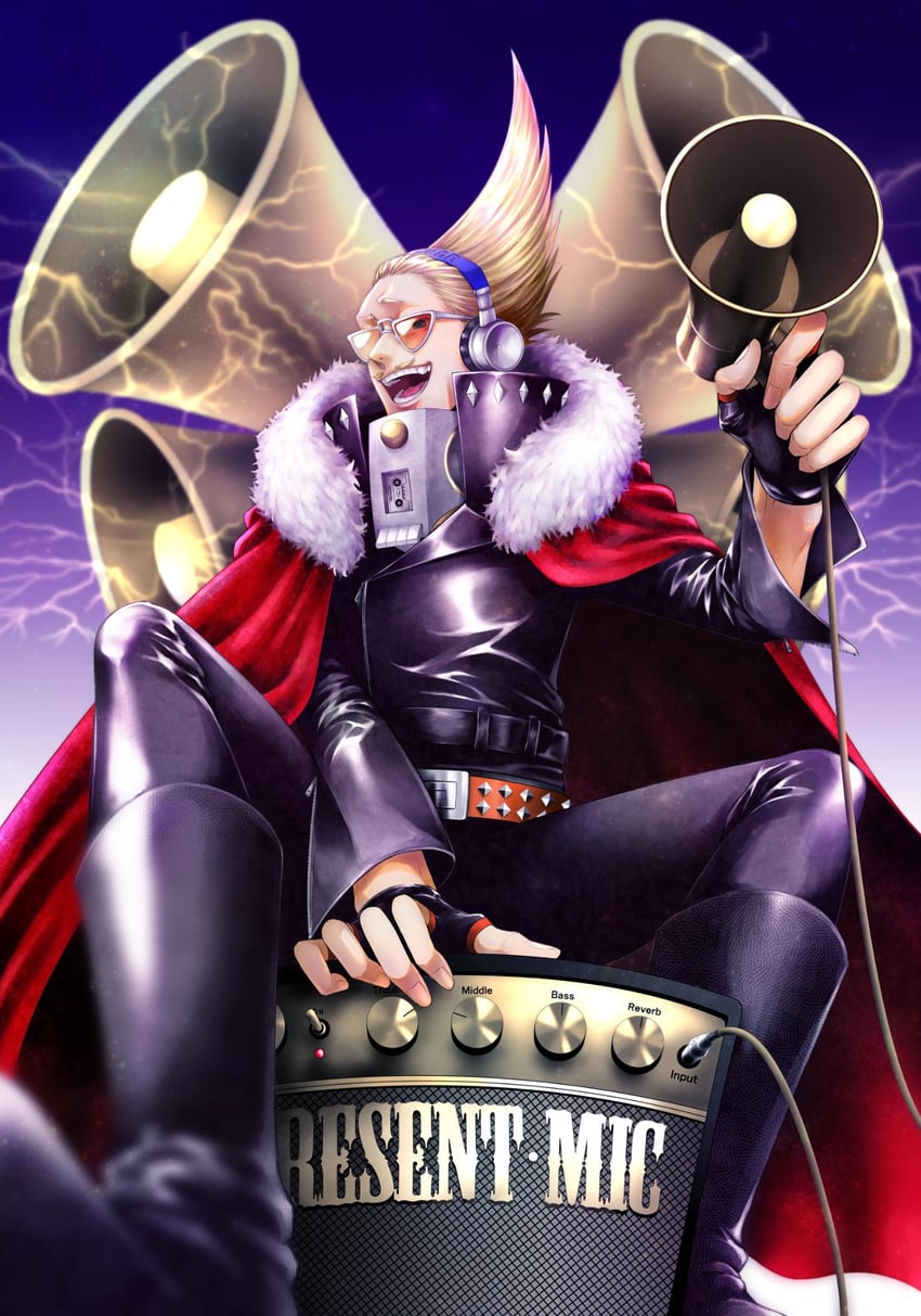 present mic (boku no hero academia) drawn by kirisame11_8