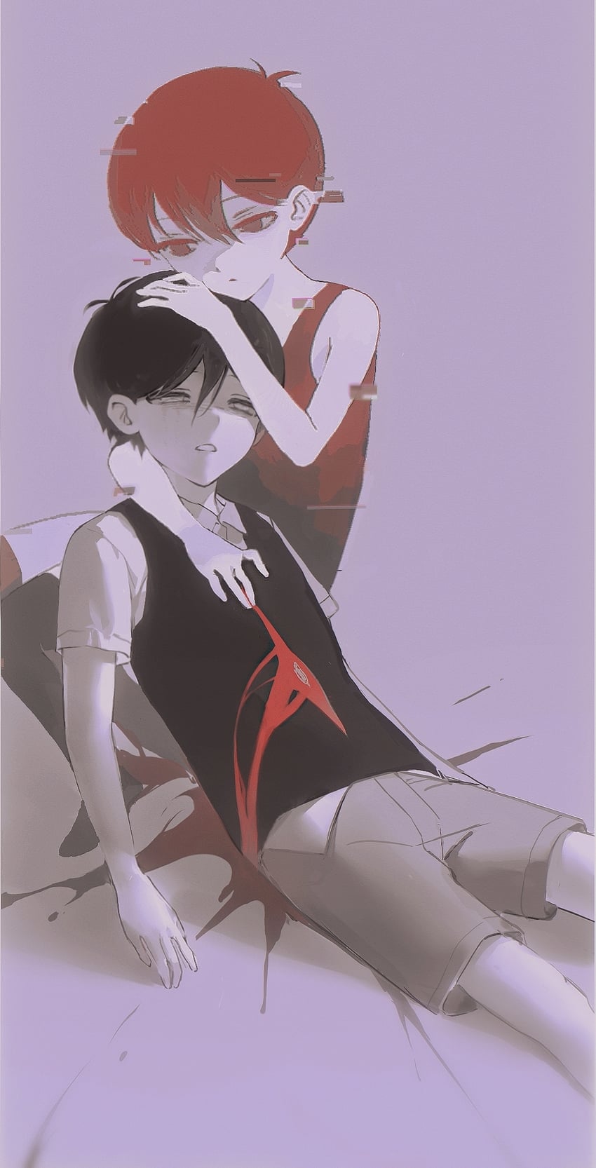 sunny, omori, and something (omori) drawn by ningzzz