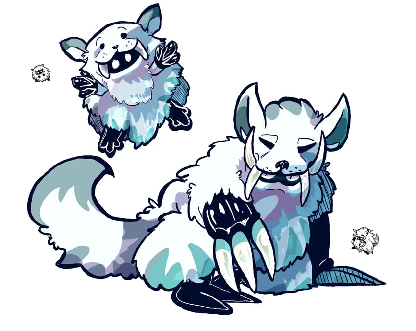 wolfman and warwolf (pokemon and 1 more) drawn by centipedehurts