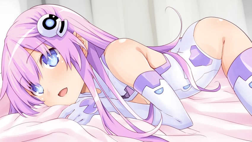 nepgear and purple sister (neptune) drawn by iwashi_dorobou_-r-