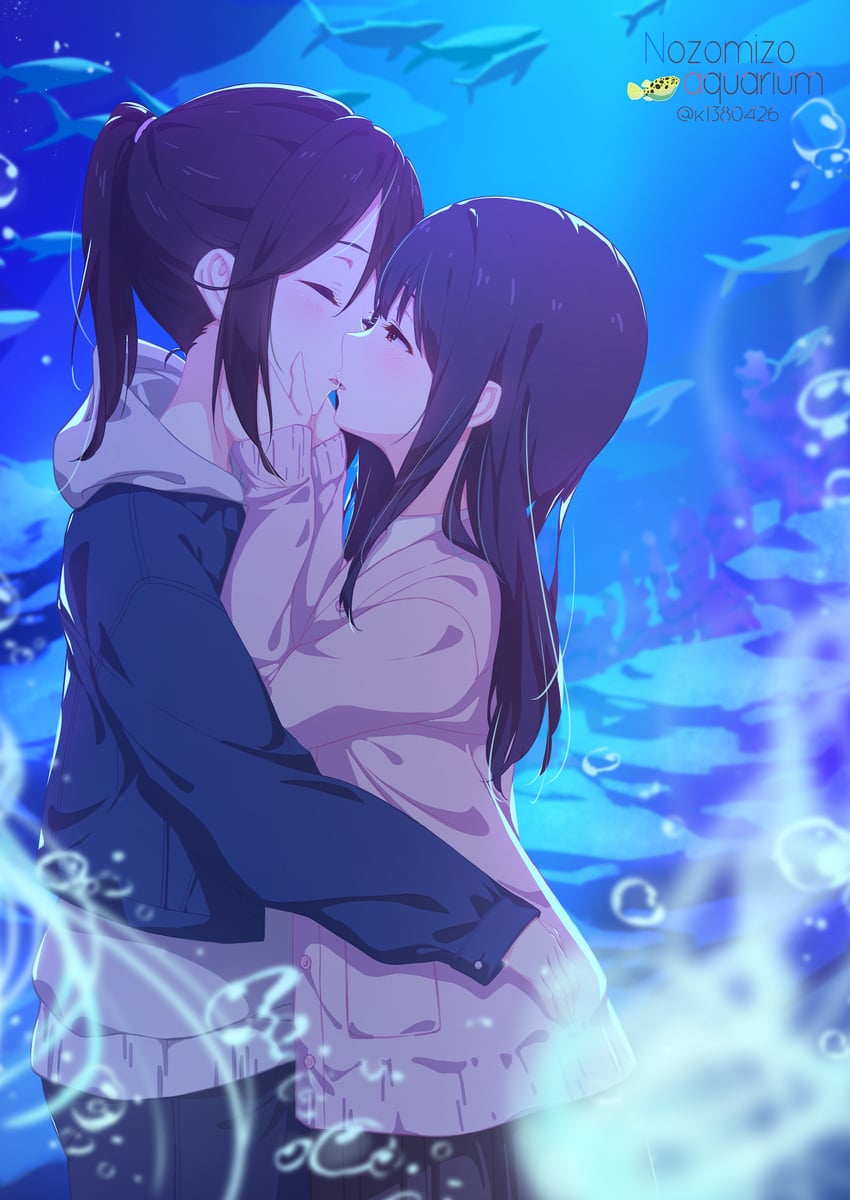 yoroizuka mizore and kasaki nozomi (hibike! euphonium and 1 more) drawn by kurenaiz_(kureniz)