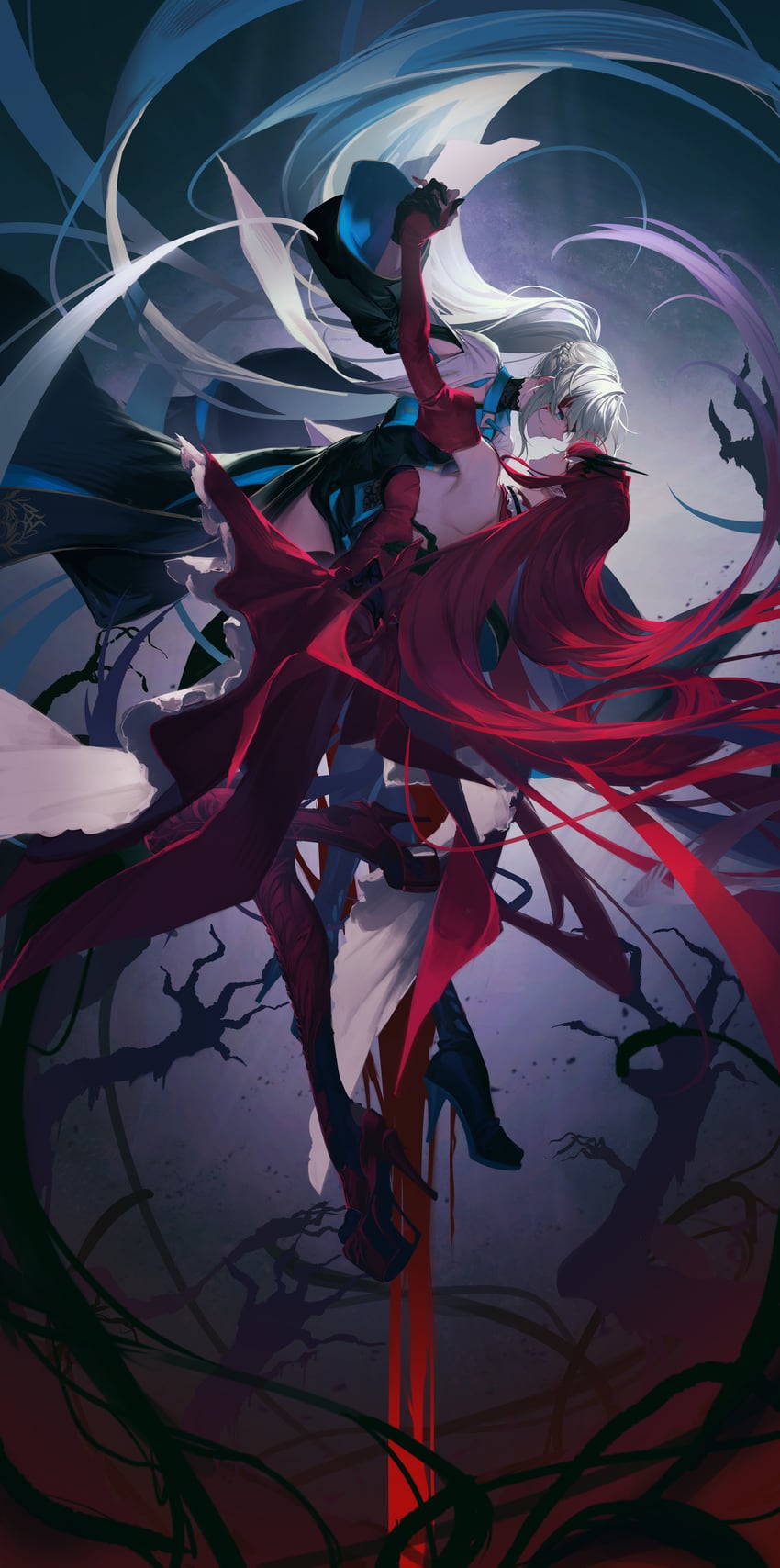 baobhan sith and morgan le fay (fate and 1 more) drawn by namahamu913