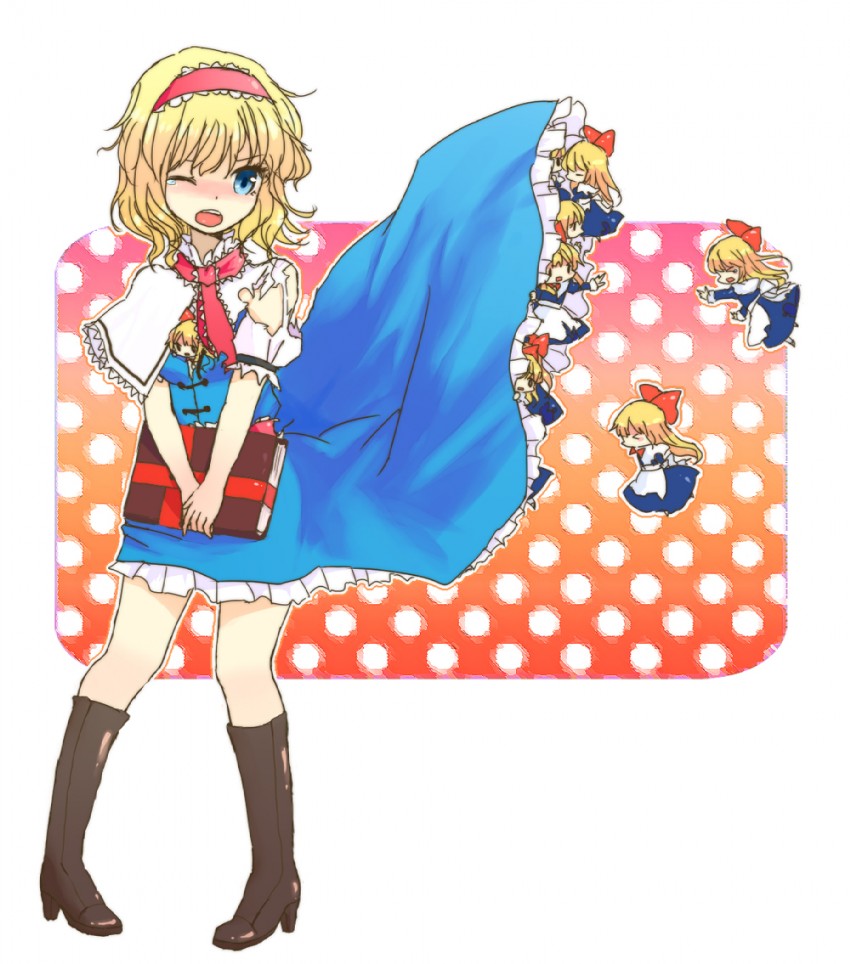 alice margatroid and shanghai doll (touhou) drawn by mozukuzu_(manukedori)