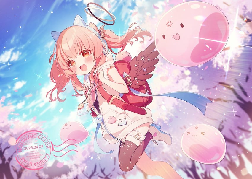 datenchi yua and yuakon (indie virtual youtuber) drawn by kasuga_haruhi
