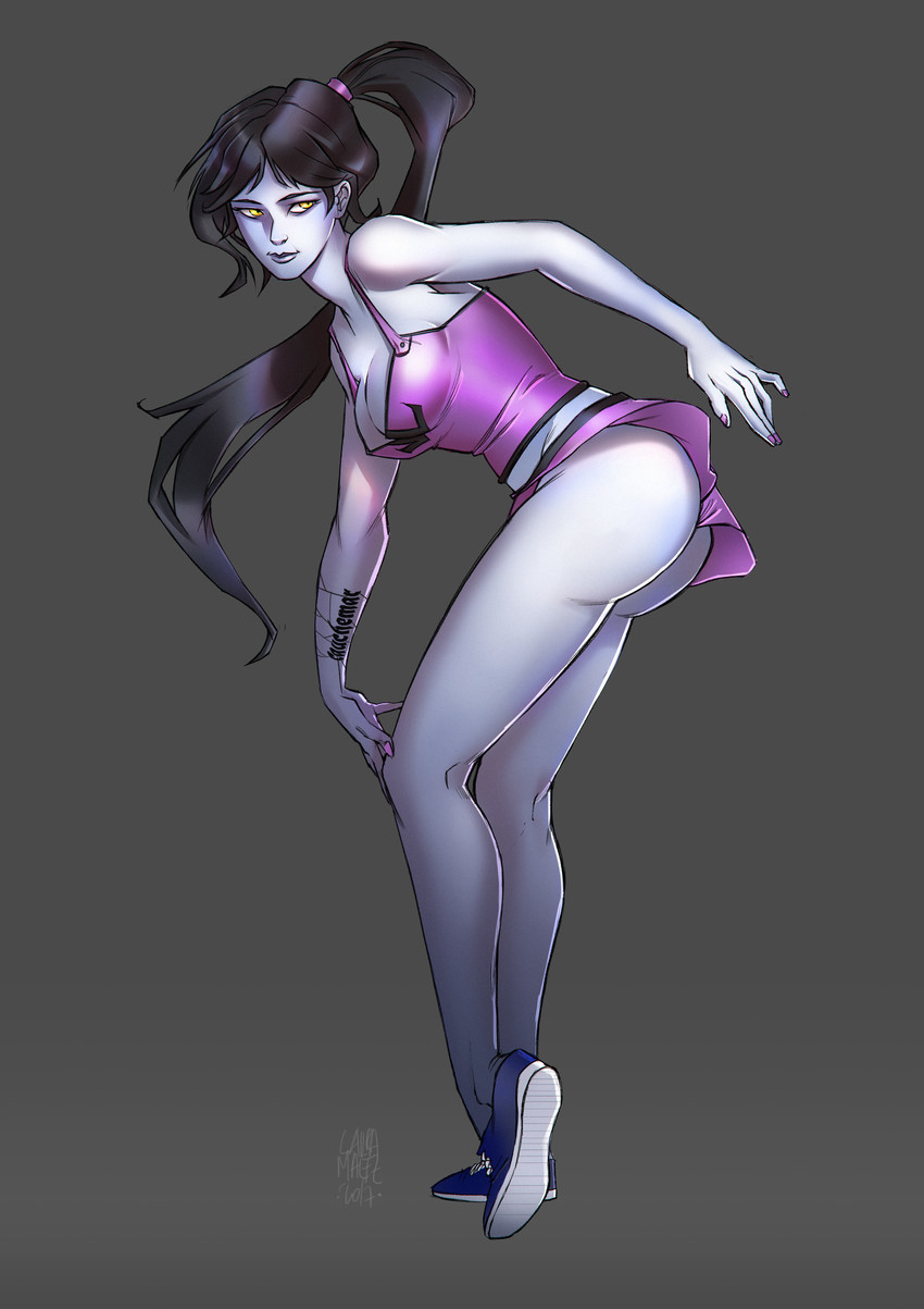 widowmaker (overwatch and 1 more) drawn by laura_maetz