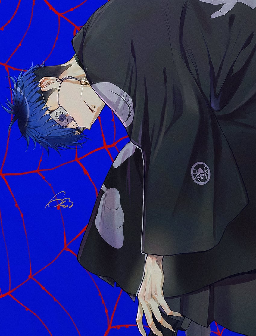 omokage yugamu (the hundred line -last defense academy-) drawn by katahaba_(wawawa_wa_haha)