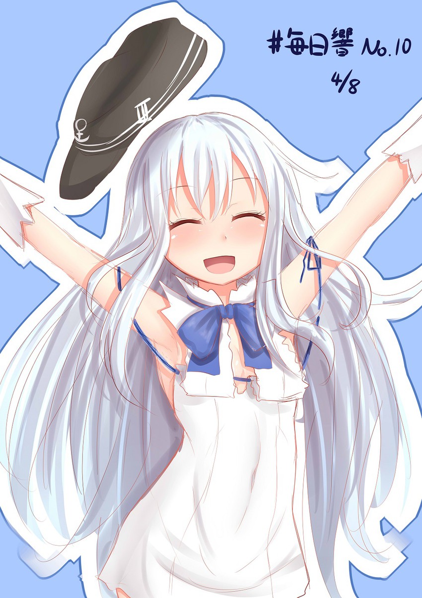hibiki and hestia (kantai collection and 1 more) drawn by fuzuki_ichigo