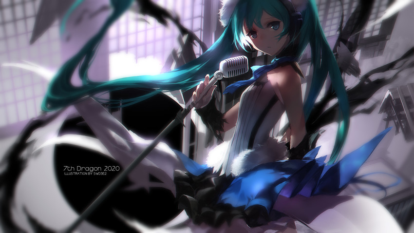 hatsune miku (vocaloid and 2 more) drawn by swd3e2