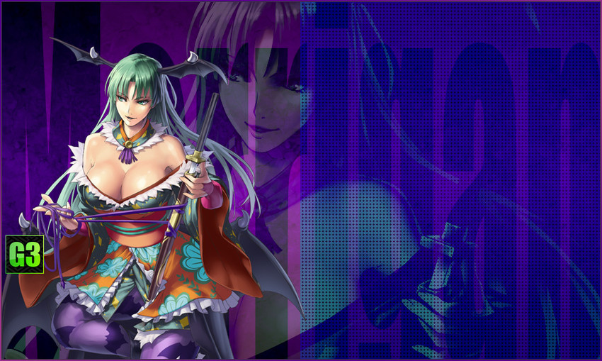morrigan aensland (darkstalkers and 1 more) drawn by cuboon