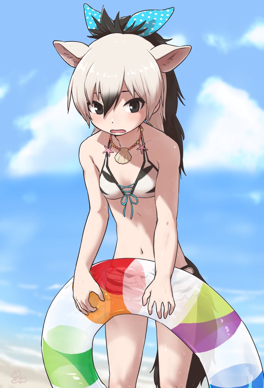 aardwolf (kemono friends and 1 more) drawn by gray_gray