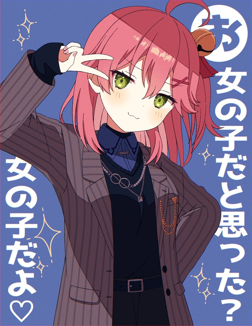 sakura miko and hiodoshi ao (hololive and 1 more) drawn by momoniru