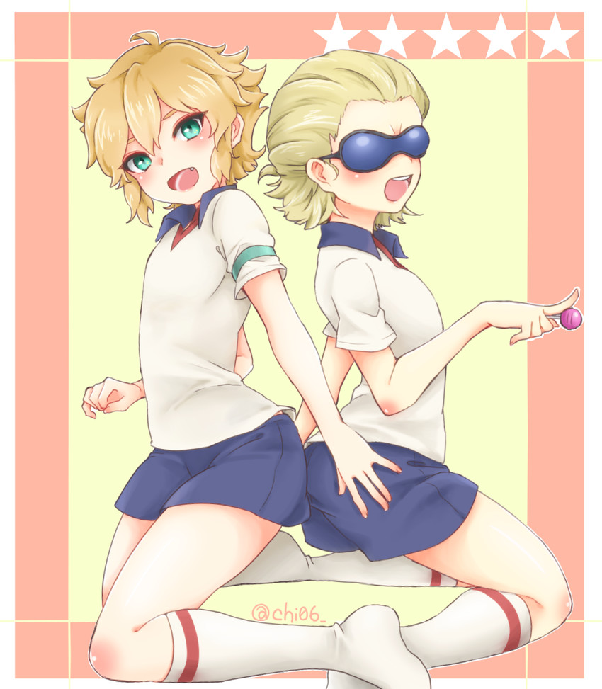mark kruger and dylan keith (inazuma eleven) drawn by chi17_chan