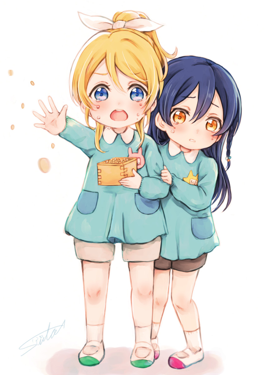 sonoda umi and ayase eli (love live! and 1 more) drawn by suito