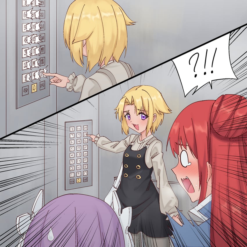 yurina, raika, and miruru (original) drawn by rune_(dualhart)