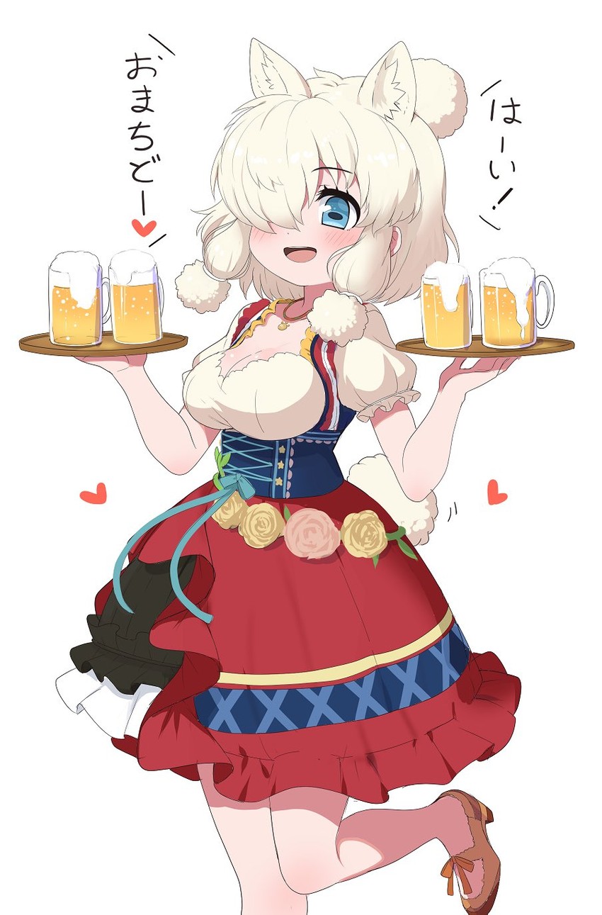 alpaca suri (kemono friends and 1 more) drawn by ransusan