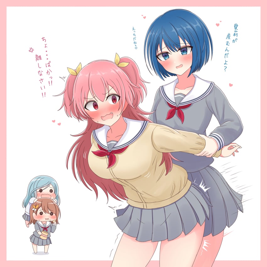 hanasato minori, kiritani haruka, momoi airi, and hinomori shizuku (project sekai) drawn by masurao19
