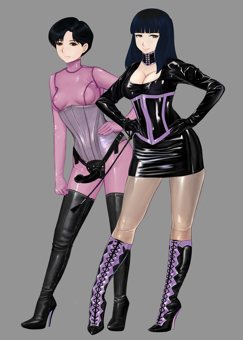 kanuka clancy and kumagami takeo (kidou keisatsu patlabor) drawn by komii