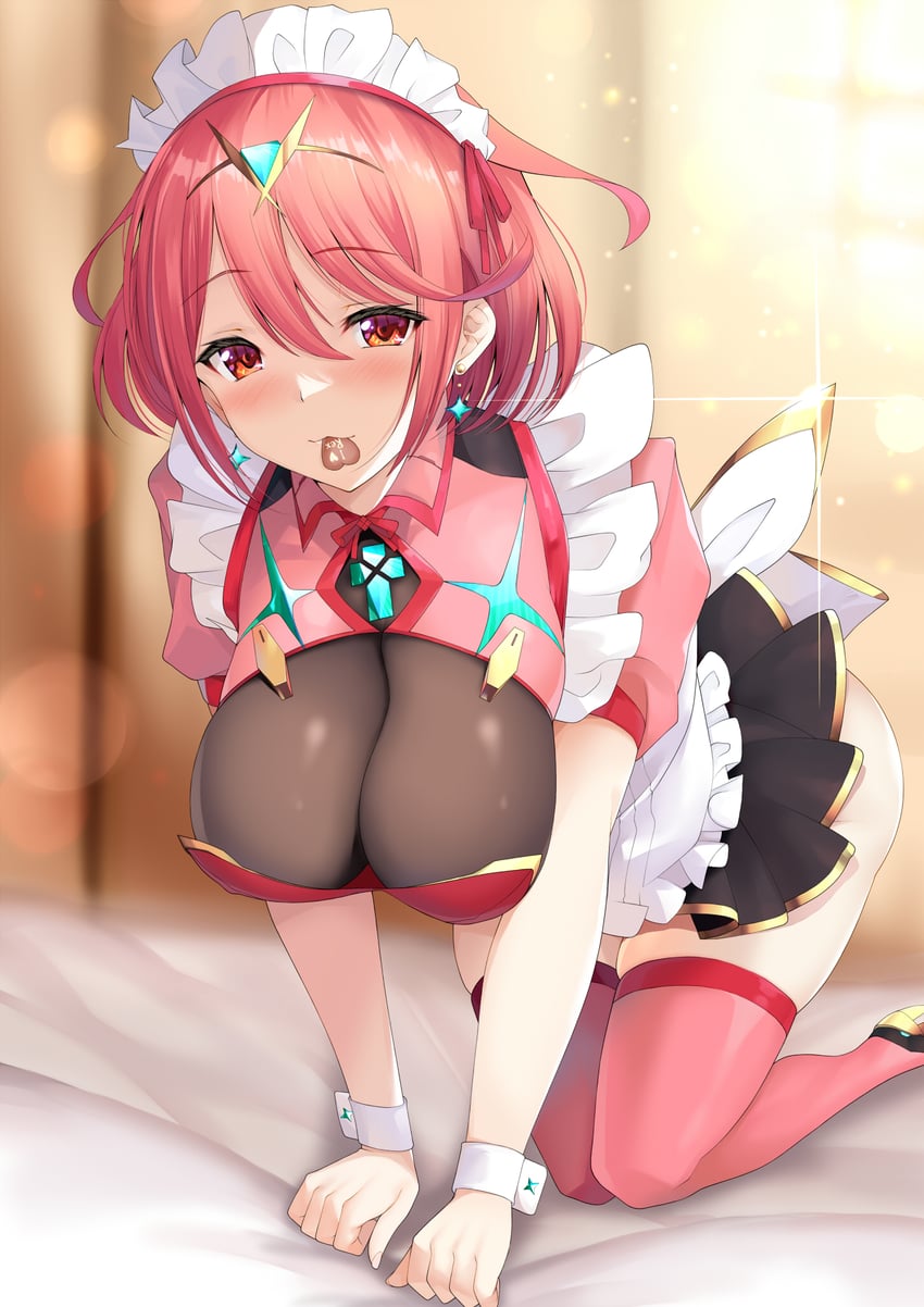 pyra (xenoblade chronicles and 1 more) drawn by daive