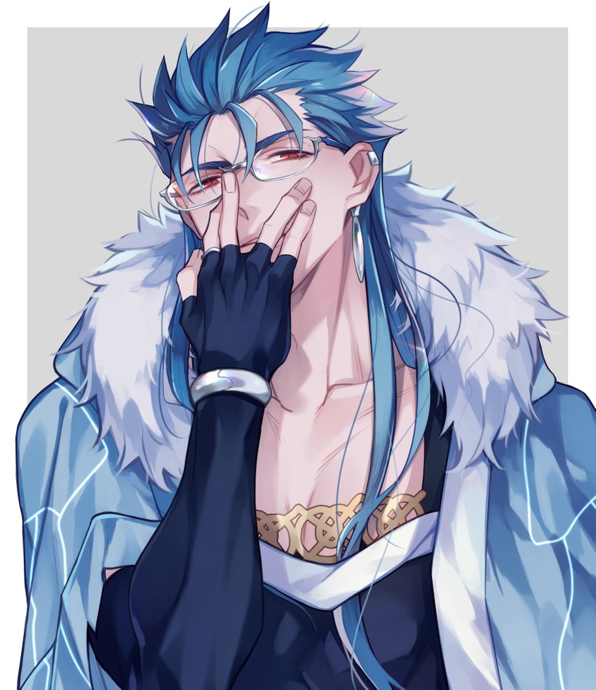cu chulainn (fate and 1 more) drawn by makina_(nikki_m7_)