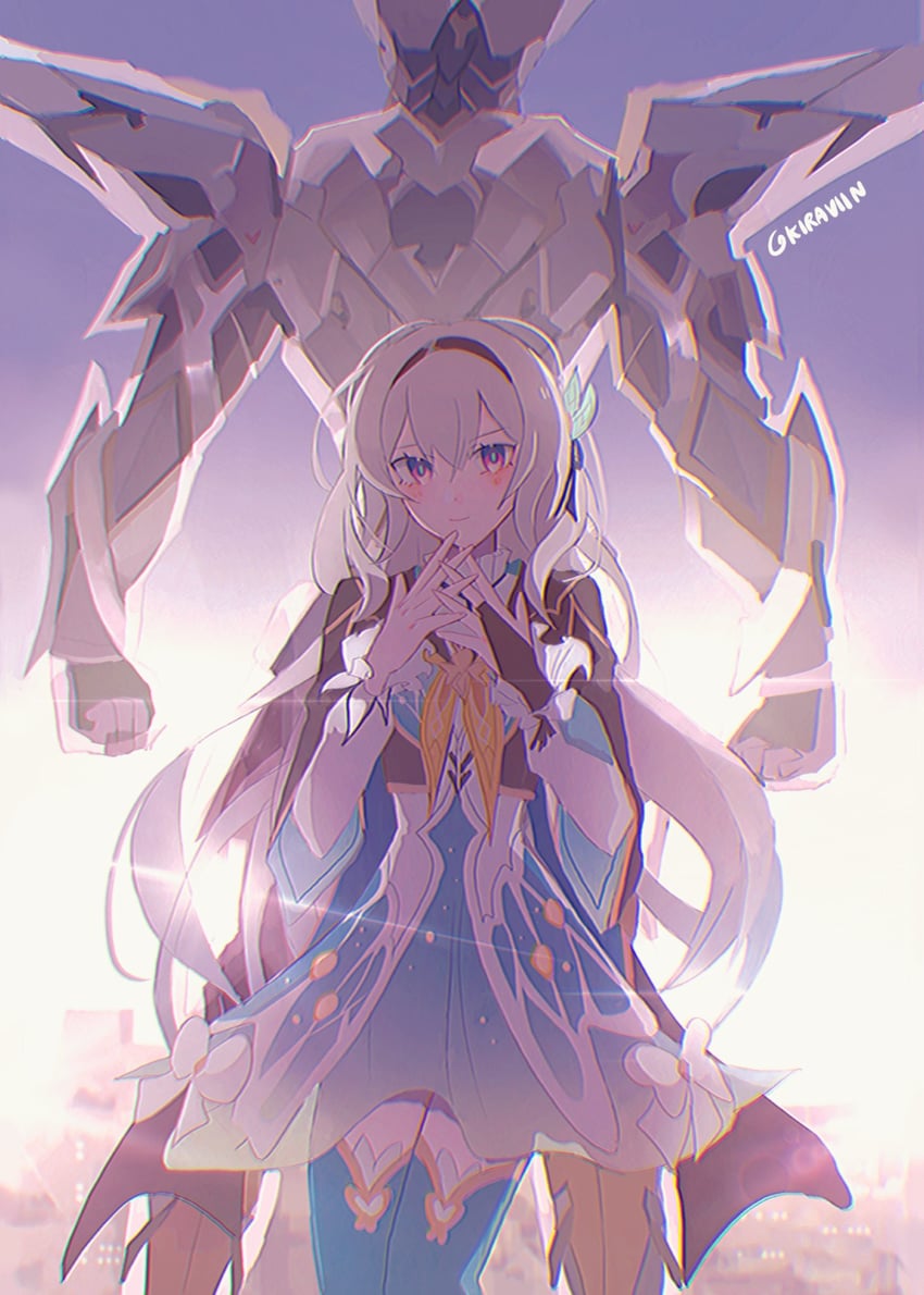 firefly and sam (honkai and 1 more) drawn by kiraviin