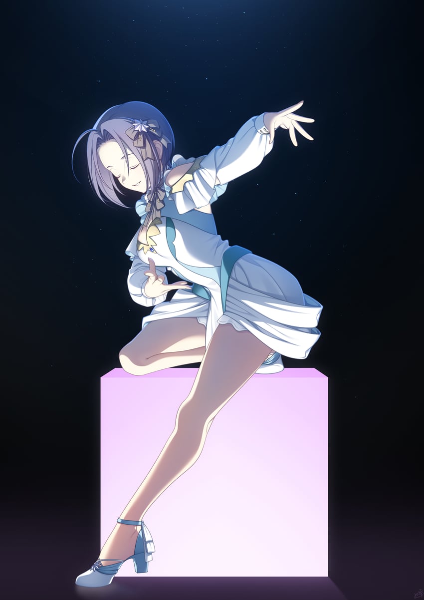 miura azusa (idolmaster and 2 more) drawn by mikapoe
